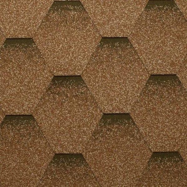 Мягкая черепица Katepal Katrilli (Катрилли), золотой песок